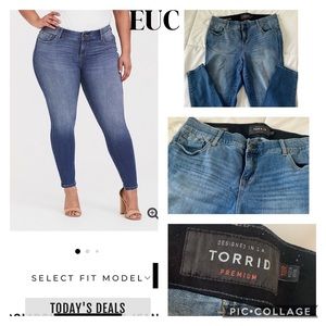 Bombshell Skinny Jeans Medium Wash - torrid